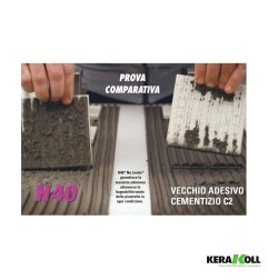 Kerakoll H40 No Limits Colla per Piastrelle Multiuso Gres Pietra Confezione 25kg